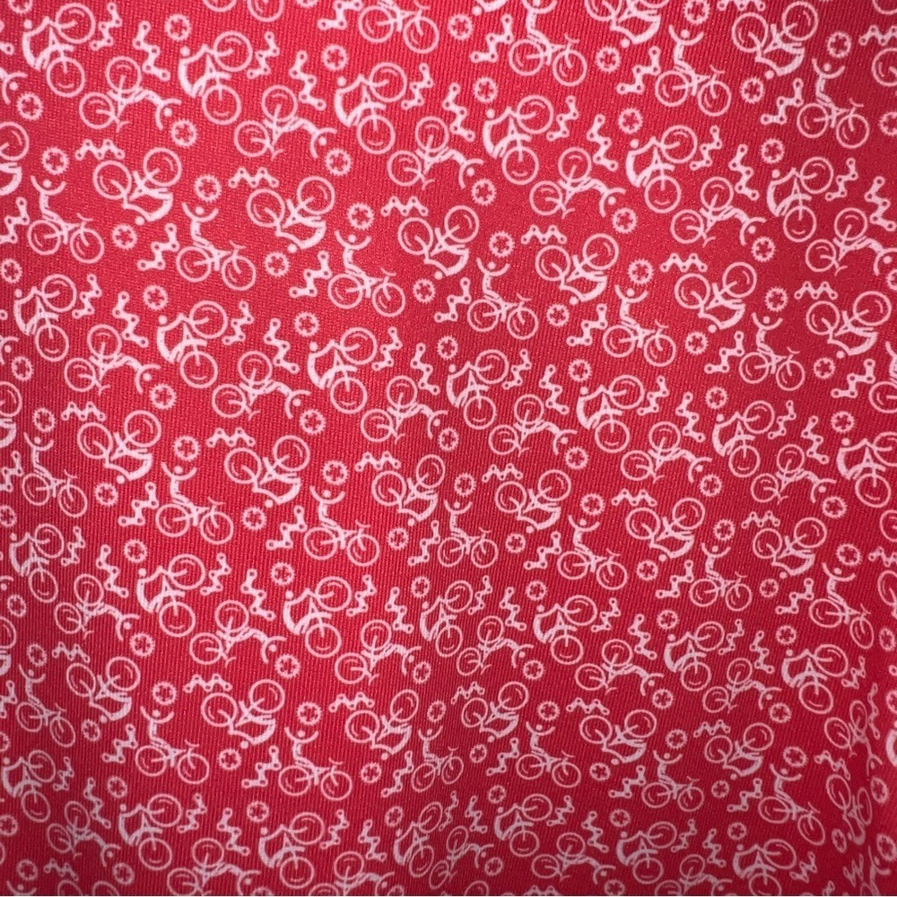 1764 Men's Gear Up Bicycles Red/Hibiscus Golf Polo Shirt - XL - Picture 6 of 10